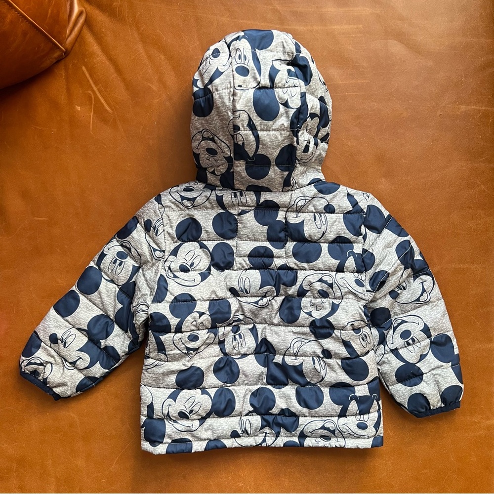GAP Baby x Disney Mickey Mouse Puffer Jacket, 2T - Picture 9 of 10